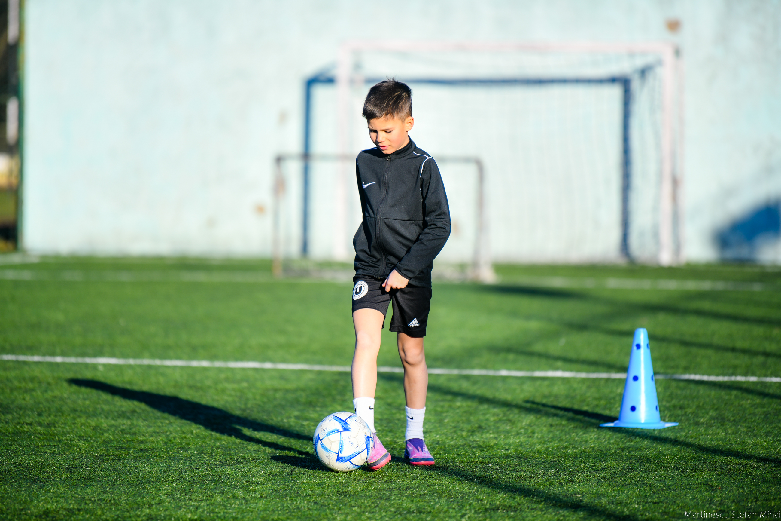 Echipa 2018 Negru pe terenul de fotbal