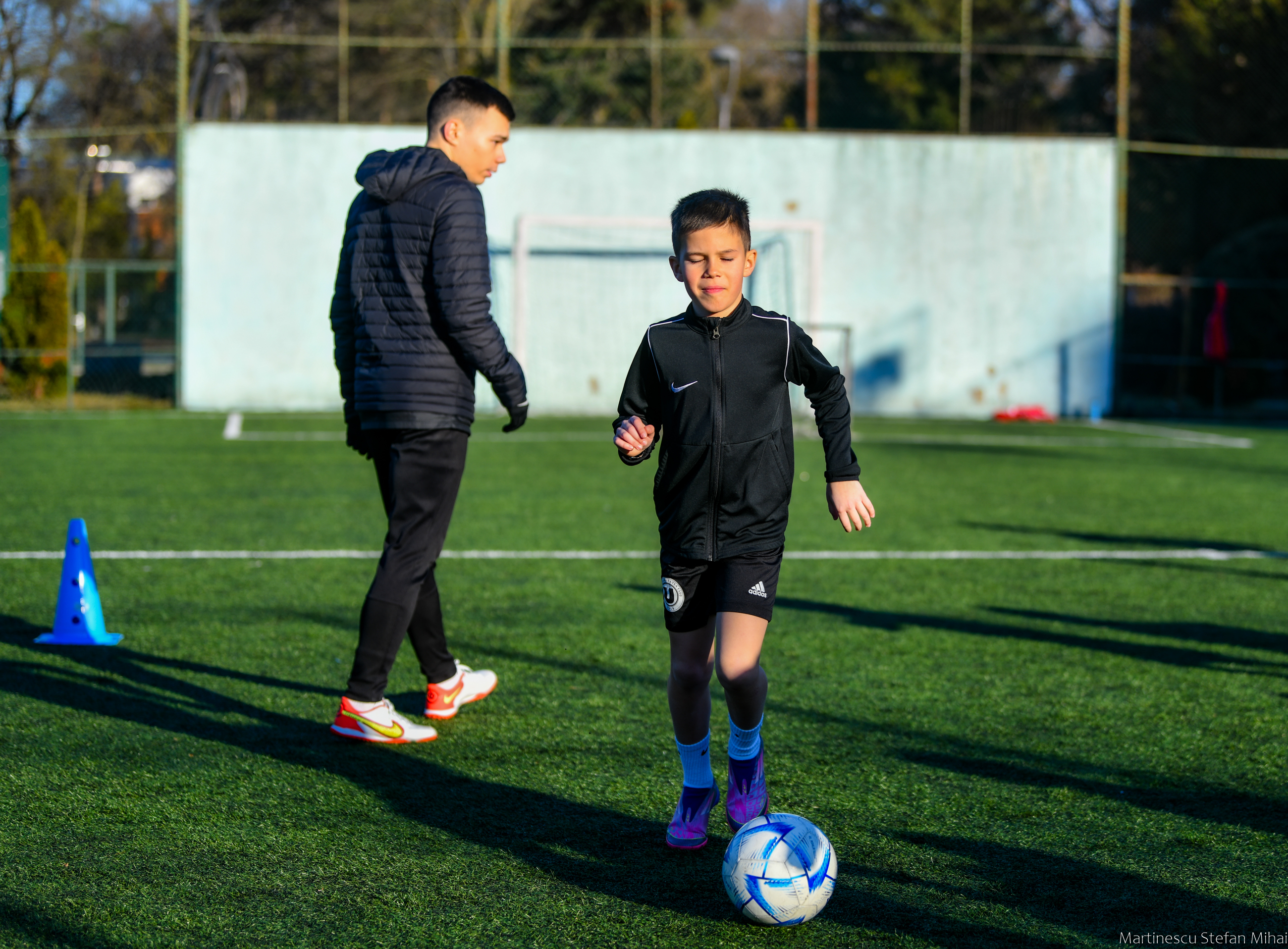 Echipa 2018 Negru pe terenul de fotbal