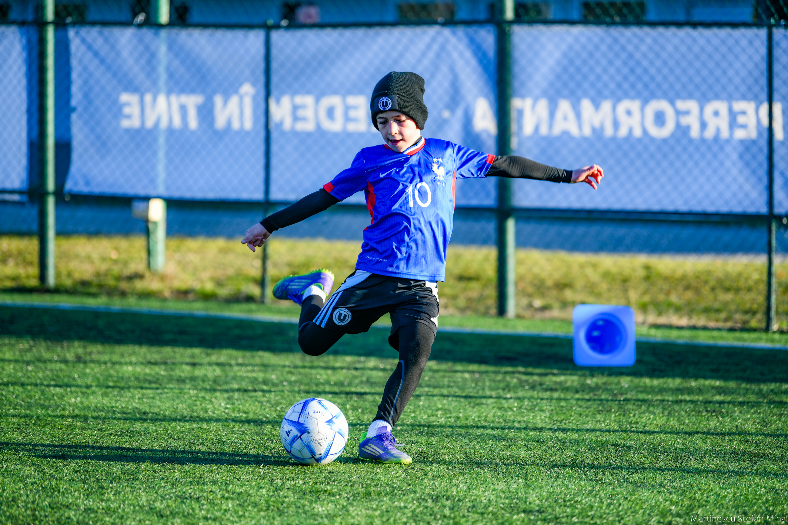 Echipa 2018 Negru pe terenul de fotbal