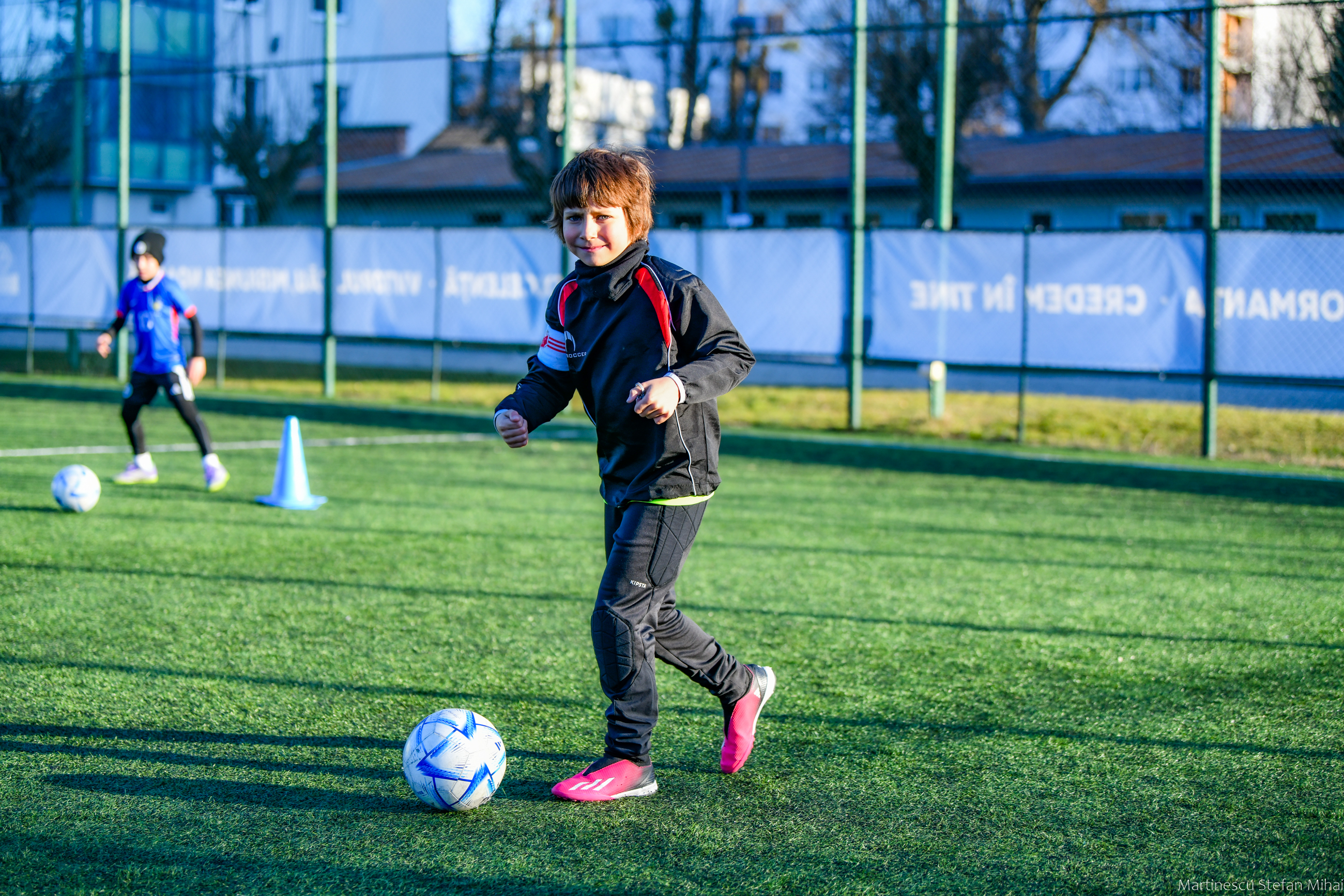 Echipa 2018 Negru pe terenul de fotbal